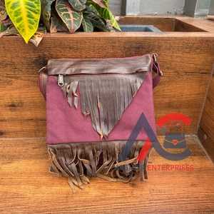 Sac à main en cuir véritable personnalisé en toile résistant à l'eau pour les sacs à bandoulière en cuir de vachette de luxe occidentaux pour femmes - Product Image 1