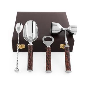 ชุดเครื่องมือบาร์สแตนเลสไม้มะม่วง3ชิ้นพร้อมสารขัดเงาแฮนด์เมดสำหรับโรงแรมในราคาถูกชุดเครื่องมือบาร์โลหะไม่เหมือนใคร - Product Image 5