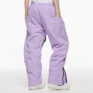 Pantalones de snowboard de esquí holgados Unisex más vendidos, ropa de invierno para exteriores, cierre de cremallera, impermeable, a prueba de viento, de talla grande para hombres y mujeres - Product Image 3