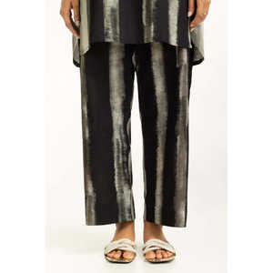 Ensemble coordonné imprimé en crêpe à col mandarin IPST-55093, haute qualité, 100% polyester, tenue décontractée 2 pièces pour femmes, tailles XS et XXS - Product Image 5