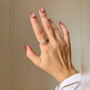 10K 14K 18K Gold Silver Platinum Radiant Cut Center <b>Stone</b> Triangle Side <b>Stone</b> Bridal Engagement Ring Luxury - Product Image 1