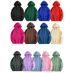 Sudadera con capucha informal para hombre de alta calidad, precio al por mayor, ligera, holgada, de Color sólido con bolsillos delanteros, detalles, Sudadera con capucha duradera para hombre - Product Image 1