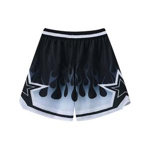 Short de basket-ball personnalisé solide impression numérique confortable polyester coton hommes sport séchage rapide maille respirant - Product Image 2