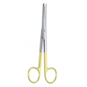 กรรไกรผ่าตัดแบบโค้งด้วยมือทำจากผ้าซาตินปลายทู่ทำจากผ้าซาตินปลายทู่สีทองครึ่งท่อนสำหรับการผ่าตัดในห้องผ่าตัด - Product Image 6