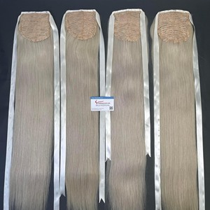 Super vente sur la meilleure qualité Blonde Remy Hair Extensions Super Silky Wave Style Top Classement de l'usine vietnamienne Prêt à expédier! - Product Image 2