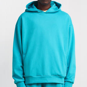 Sudaderas con capucha de peso pesado con etiqueta de logotipo personalizado de alta calidad, sudaderas con capucha de hombre de gran tamaño con hombros caídos de algodón 100% - Product Image 2