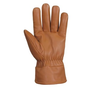 Gants d'usine Gants en cuir de chèvre blanc Gants en cuir de conducteur Gants de travail de conduite pour hommes - Product Image 3