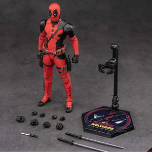 Nuevo Set de Figuras de Acción de Plástico para Deadpool y Wolverine, Figuras Articuladas, Accesorios de Anime, Modelos de Personajes, Estado: Nuevo - Product Image 4