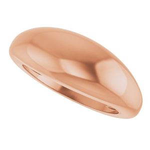 Stuller <b>Dome</b> <b>Ring</b> 14K Gold for Wedding-Model 50199:765271P - Product Image 5