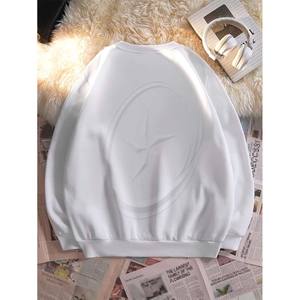 Sweat-shirt à manches longues avec lettre graphique et thermique coupe-vent à col ras du cou pour hommes personnalisé pull-over - Product Image 3