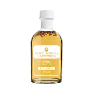 Vinaigre aromatisé noir Acetomodena infusé à la lavande 250 ml, 12 bouteilles par boîte, Italie, Émilie-Romagne - Product Image 1