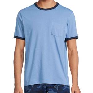 Vente en gros 100% coton T-Shirt Ringer à manches courtes pour hommes Street Wear Style Hip Hop T-shirts Ringer spécial personnalisé pour hommes - Product Image 1