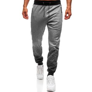 Pantalon de jogging décontracté pour homme Mockup Corporation, coupe régulière, respirant, en toile, taille élastique, poids moyen 100g, mélange polyester/coton, hiver - Product Image 1