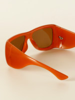 Lunettes de soleil futuristes haut de gamme à branches épaisses, style designer, Dark Academia, streetwear, verres cool pour femmes et hommes