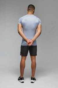 Camiseta de manga corta para hombre 100% algodón importado stock suave Jersey tela transpirable camiseta hecha en Pakistán - Product Image 5