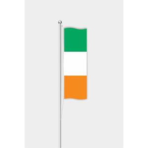 Customizable 3x5ft Ireland <b>Flag</b> Digital Aluminum <b>Pole</b>-Poly Silk Material-<b>for</b> Automotive Insurance Education Travel Agency - Product Image 1
