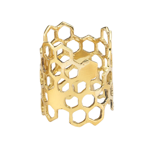 Rond de serviette en laiton au design élégant Rond de serviette en gros fait à la main Design unique décoratif à un prix raisonnable - Product Image 3