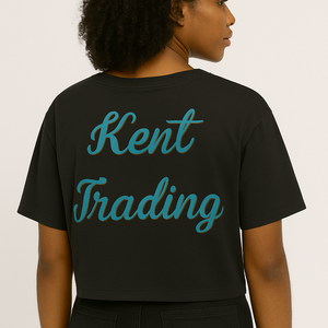 2025 camiseta recortada de tendencia de algodón 100% con estampado DTG, camiseta de estilo de calle personalizada suave y transpirable para mujer, moda y marca - Product Image 3