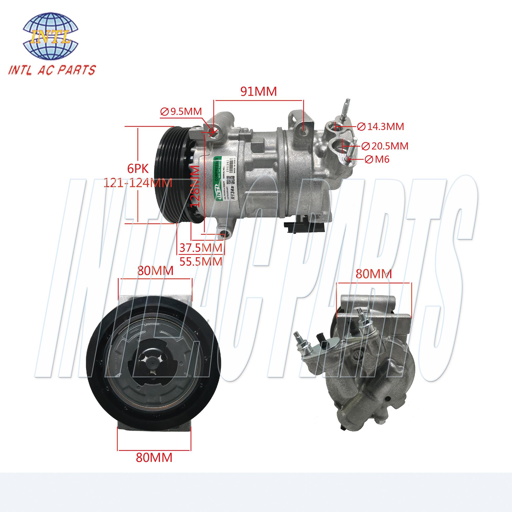 パナソニック AC Clutch for CITROEN/PEUGEOT - INTL-CL219 - 12V 119-124 MM