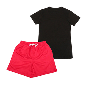Conjunto Casual de Dos Piezas, Camiseta Bordada Transpirable 100% Algodón, Pantalones Cortos Deportivos, Cómodos para Invierno, Estilo Urbano Deportivo - Product Image 3