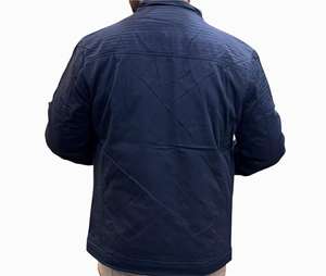 Chaqueta de Motociclista Vintage Casual para Hombre Bearfit, 100% Algodón, Corte Ajustado, Ecológica, Resistente al Viento, Transpirable, con Cremallera, Servicio OEM - Product Image 4