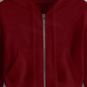 Top corto de manga larga para mujer Sudaderas con capucha Sudadera con capucha de color Top corto Sudaderas con capucha para mujer - Product Image 6