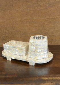 Juego de soportes Bakhoor de nácar hechos a mano para quemador de incienso de nácar de lujo árabe Bakhoor para meditación y relajación - Product Image 3