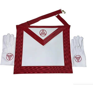 Insignia masónica de puntada fina con diseño personalizado y reverso con pin, perfecta para ropa de moda, uniformes y accesorios. - Product Image 3