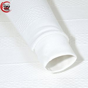 Sudadera térmica de punto gofrado para hombre, diseño recortado, textura blanca, informal, cómoda y transpirable para invierno - Product Image 3