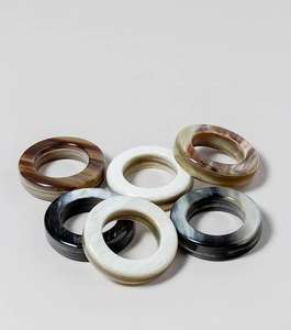 Anillos de Servilleta de Diseño de Lujo, Ecológicos, con Forma de Cuerno, Personalizables, Modernos y Clásicos, Decoraciones de Mesa para Bodas, Navidad y Cenas - Product Image 6