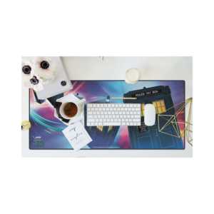 Alfombrilla de escritorio Doctor Who XL con soporte para tazas, alfombrilla para teclado Tardis, alfombrilla para ratón Tardis - Product Image 3