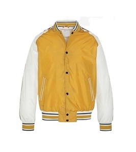 Veste de baseball universitaire en satin de haute qualité pour hommes OEM nouvelle tendance Style de rue respirant broderie saison d'hiver avant - Product Image 5