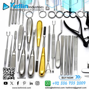 Juego de instrumentos nasales principales, 50 piezas, herramientas quirúrgicas manuales para cirugía general, 2 años de garantía, precios competitivos - Product Image 4