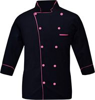 Uniformes classiques populaires de cuisine de restaurant d'hôtel d'uniformes de chef dans des ensembles chauds blancs noirs