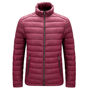 Abrigo acolchado de invierno de fabricante OEM MOQ bajo Suministro de EE. UU. Chaqueta acolchada personalizada para hombres Material de concha Poliéster Relleno Algodón 280 Soporte - Product Image 2