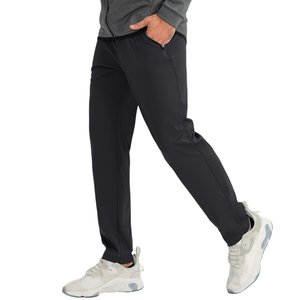 Pantalones Deportivos Casuales Ligeros para Hombre con Corte Atlético, Tela de Lona Transpirable y Cintura Elástica - Product Image 4