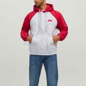 Pull à capuche d'hiver léger et de qualité supérieure pour hommes, vêtements d'extérieur de couleur unie avec col à capuche de haute qualité, cordon de serrage teint en bouffant - Product Image 2