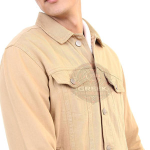 Veste en jean pour homme sur mesure, best-seller, dernier design, prix abordable, service OEM, veste d'automne 100% coton - Product Image 6