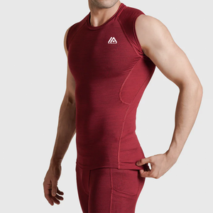 Camisetas Premium de gimnasio del fabricante pakistaní, camisetas de compresión personalizadas para hombre, tejido de punto de alta calidad - Product Image 3