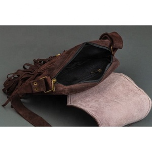 LW Sac à bandoulière en daim fait main pour femmes Grande capacité Bandoulière réglable Sac à main de voyage d'été en cuir véritable Discount - Product Image 2