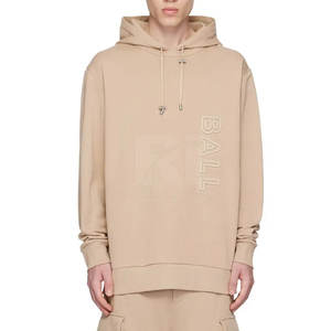 Diseño personalizado de alta calidad pulóver hombres en relieve sudaderas con capucha sólido Casual de talla grande hombres en relieve sudaderas con capucha hechas en Pakistán - Product Image 1