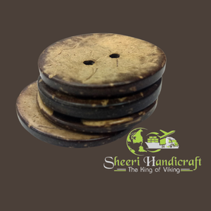 Botón de coco personalizado para ropa, fabricante hecho a mano, artesanía de sheeri - Product Image 4