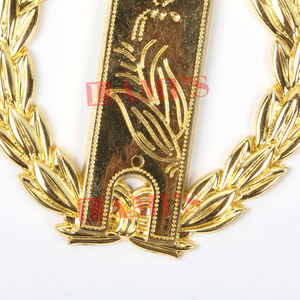 Venta al por mayor Masonic Grand Lodge Collar Joya Mejor Material Chapado en oro Masonic Regalia Collar Joya - Product Image 3