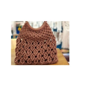 กระเป๋าถือ macrame ดีไซน์โบราณจุได้เยอะดีไซน์แฟนซีสำหรับผู้หญิงกระเป๋าถือดีไซน์สวย - Product Image 1