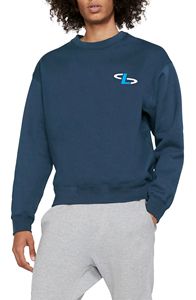 Sweat-shirt en polaire pour homme personnalisé, couleur unie, col rond, séchage rapide, écologique - Product Image 5
