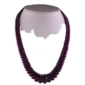 Collier fantaisie court en résine fait à la main le plus vendu collier de perles épaisses orange fantaisie collier multi résine - Product Image 1