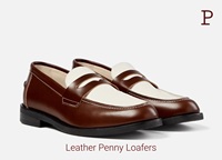 Mocassins en cuir à coupe confortable Chaussures antidérapantes à la mode pour une tenue de bureau confortable Parfait pour un usage quotidien Chaussures de qualité supérieure