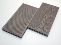 Plancher de terrasse en composite bois-grain 3D durable et écologique personnalisé pour l'extérieur, plancher de terrasse WPC pour bord de piscine et terrasse
