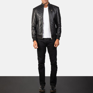 Veste en cuir pour homme, couleur personnalisée, légère, écologique, style streetwear haut de gamme, veste en cuir pour homme - Product Image 3