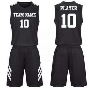 Service d'impression et de broderie de logo personnalisé d'uniforme de basket-ball avec short en gros - Product Image 4